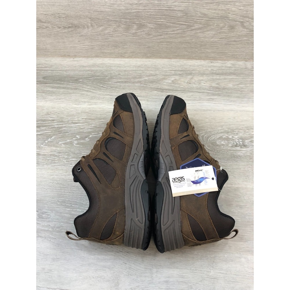 Propet Connelly Men's Sneaker Brown Leather 8 Casual Comfort Orthotic Shoes - Picture 5 of 12